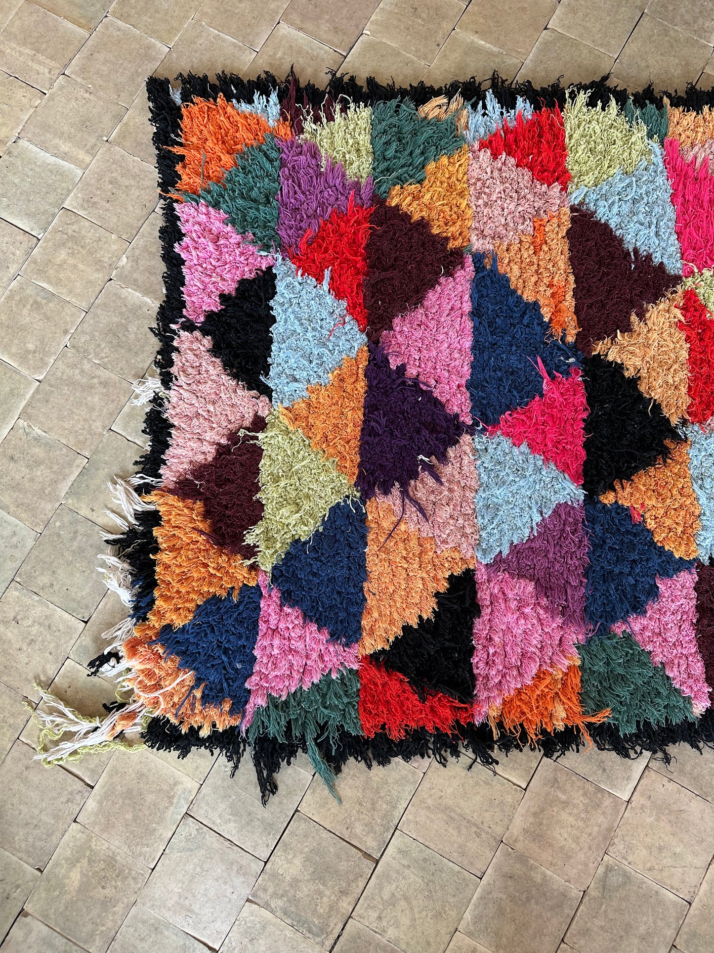 Moroccan rug - Boucheroite - 200 x 90 cm