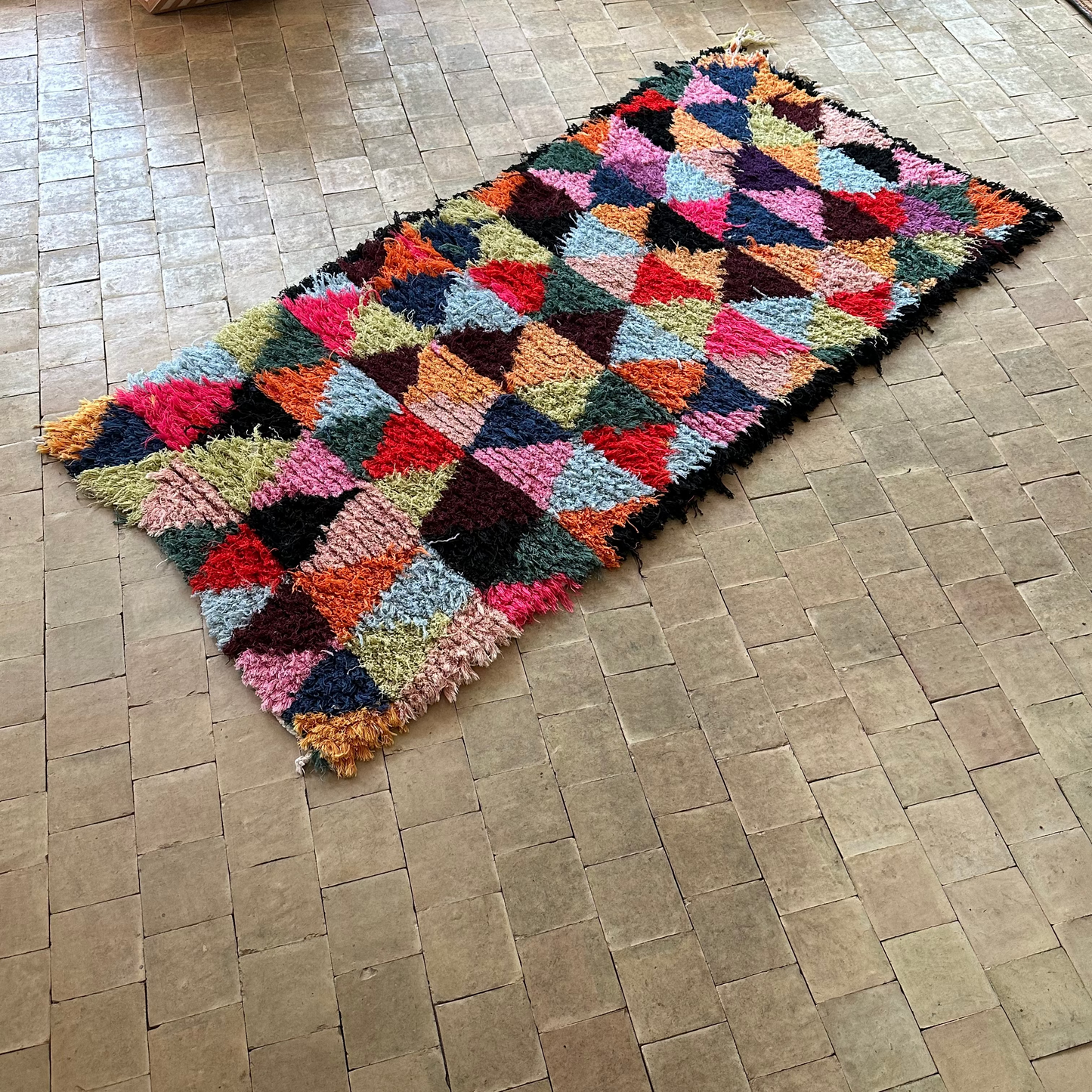 Moroccan rug - Boucheroite - 200 x 90 cm