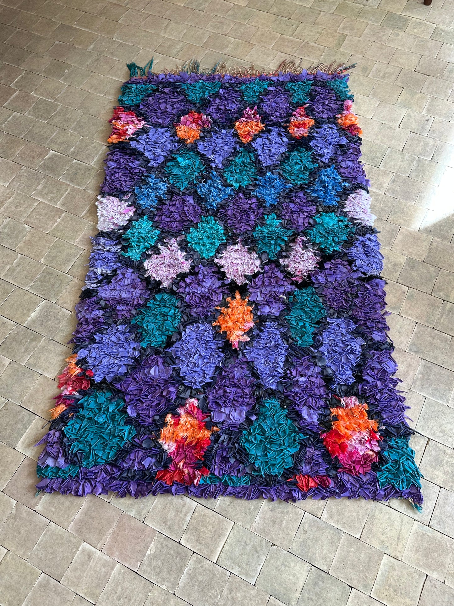 Moroccan rug - Boucheroite - 200 x 90 cm