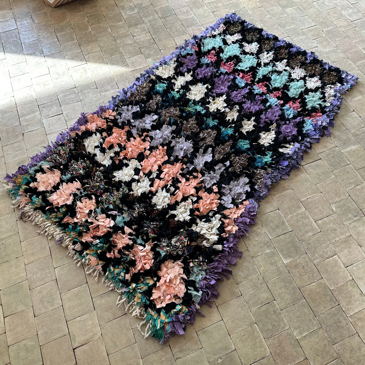 Moroccan rug - Boucheroite - 200 x 90 cm