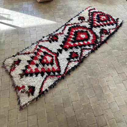 Moroccan rug - Boucheroite - 200 x 90 cm