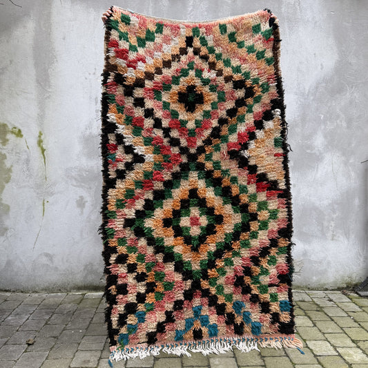 Marokkansk tæppe - Boucheroite 187x103 cm (Copy) - novamøbler