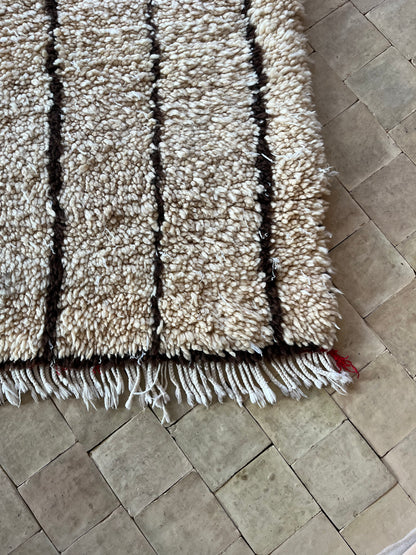 Marokkansk tæppe - Boucheroite - 188 x 84 cm - novamøbler