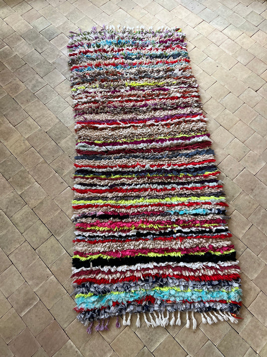 Marokkansk tæppe - Boucheroite - 164 x 70 cm - novamøbler