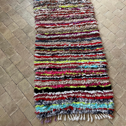 Marokkansk tæppe - Boucheroite - 164 x 70 cm - novamøbler