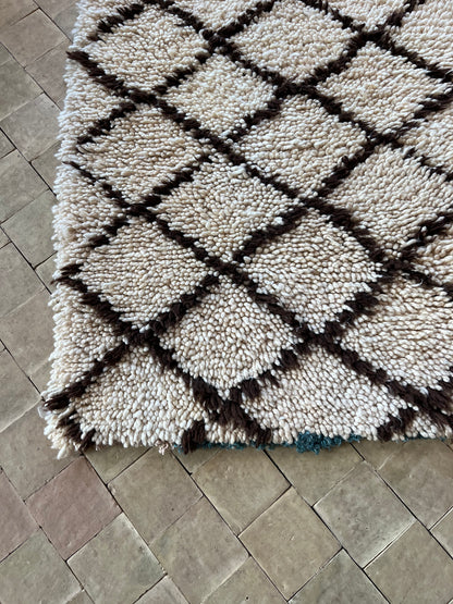 Marokkansk tæppe - Boucheroite - 172 x 88 cm - novamøbler