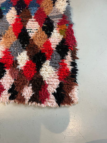 Marokkansk tæppe - Boucheroite - 200 x 90 cm