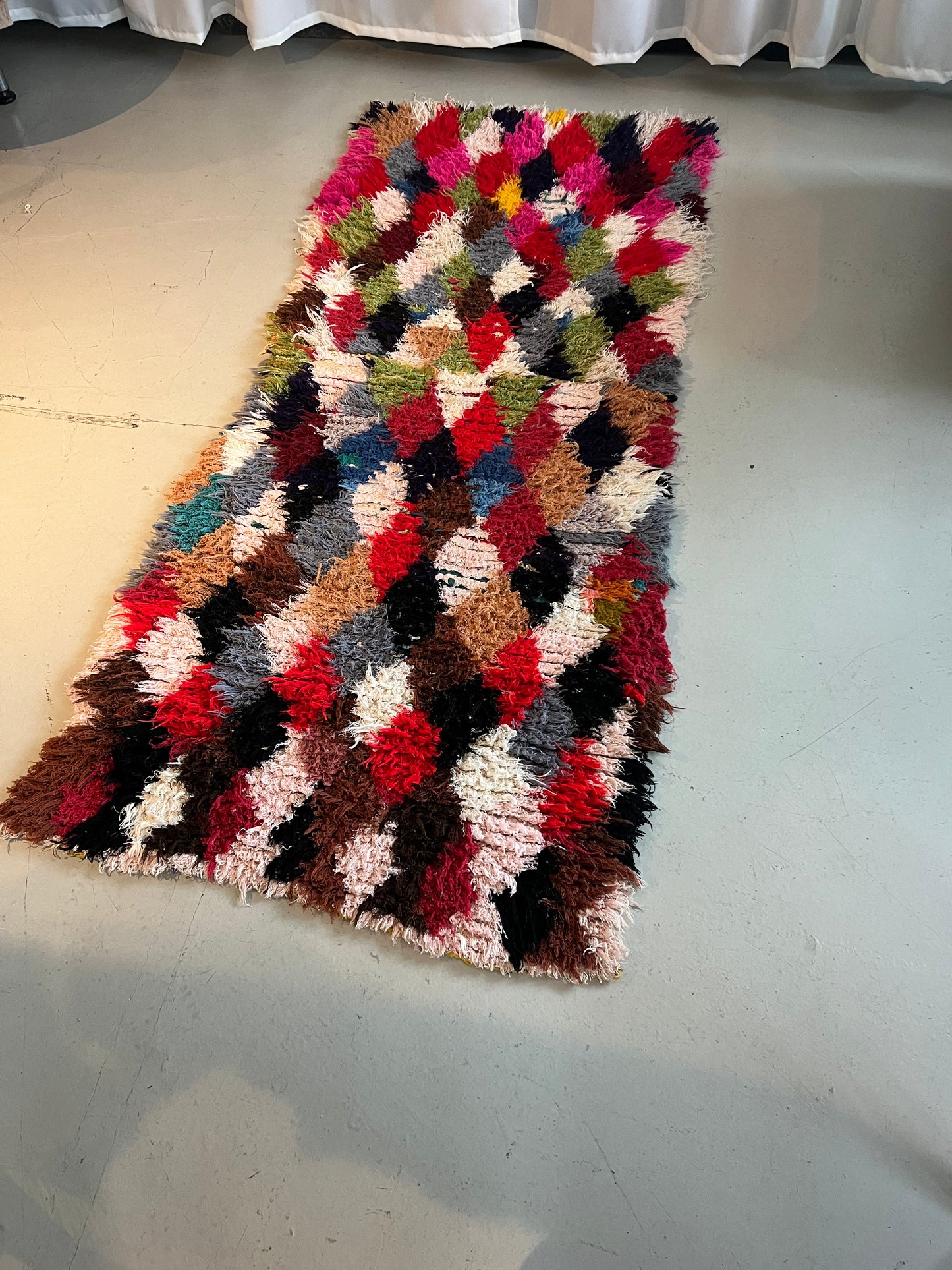 Marokkansk tæppe - Boucheroite - 200 x 90 cm