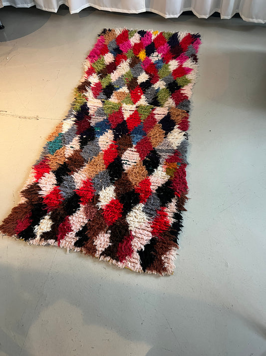 Marokkansk tæppe - Boucheroite - 200 x 90 cm