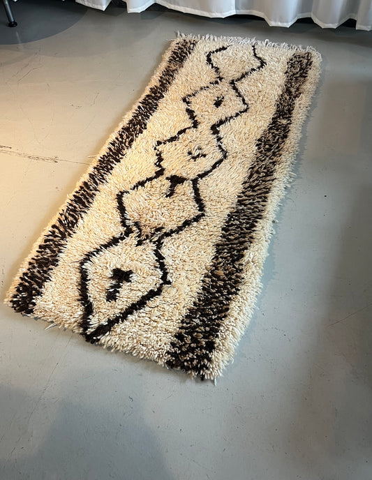 Marokkansk tæppe - Boucheroite - 194 x 82 cm