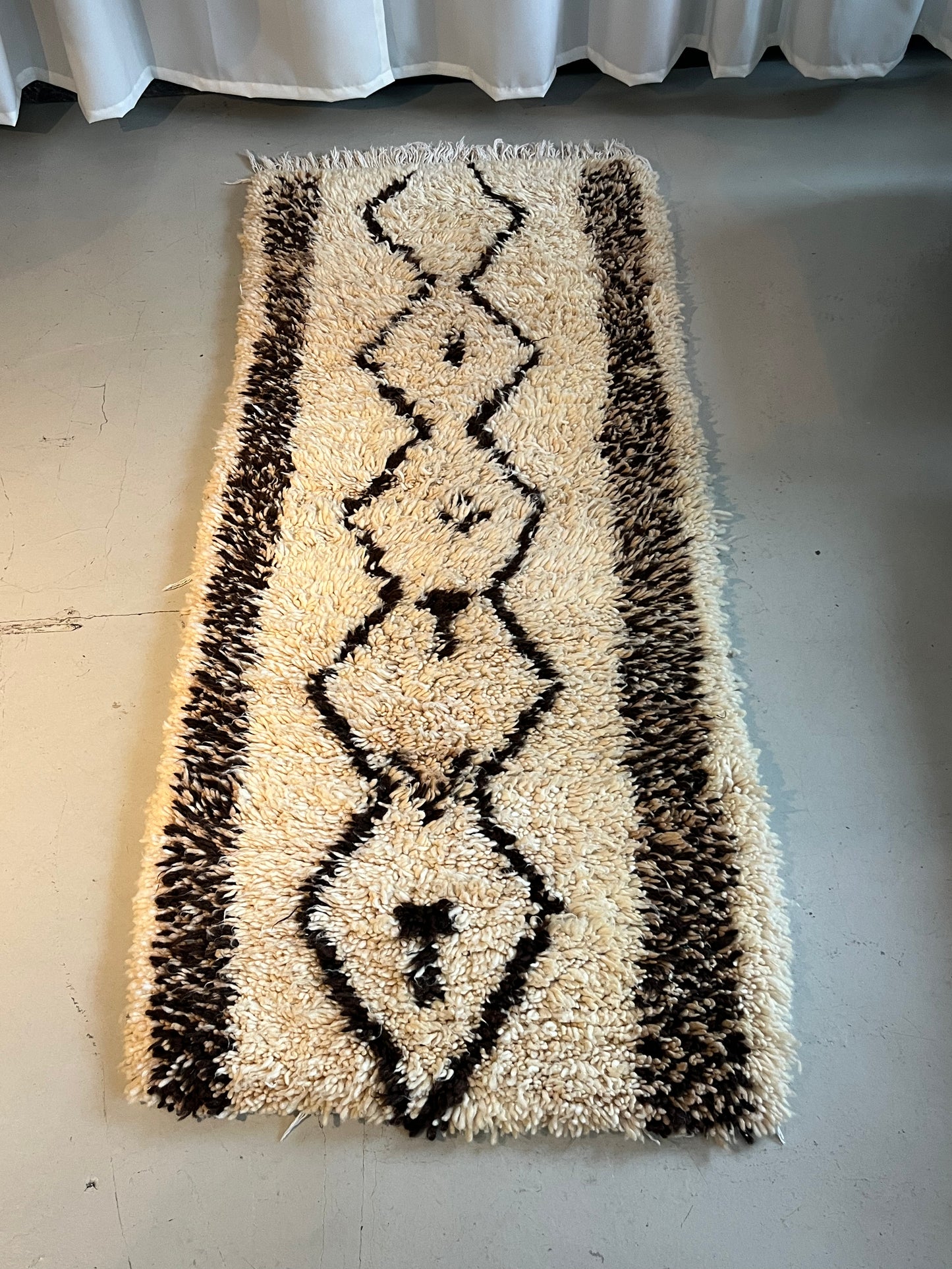 Marokkansk tæppe - Boucheroite - 194 x 82 cm