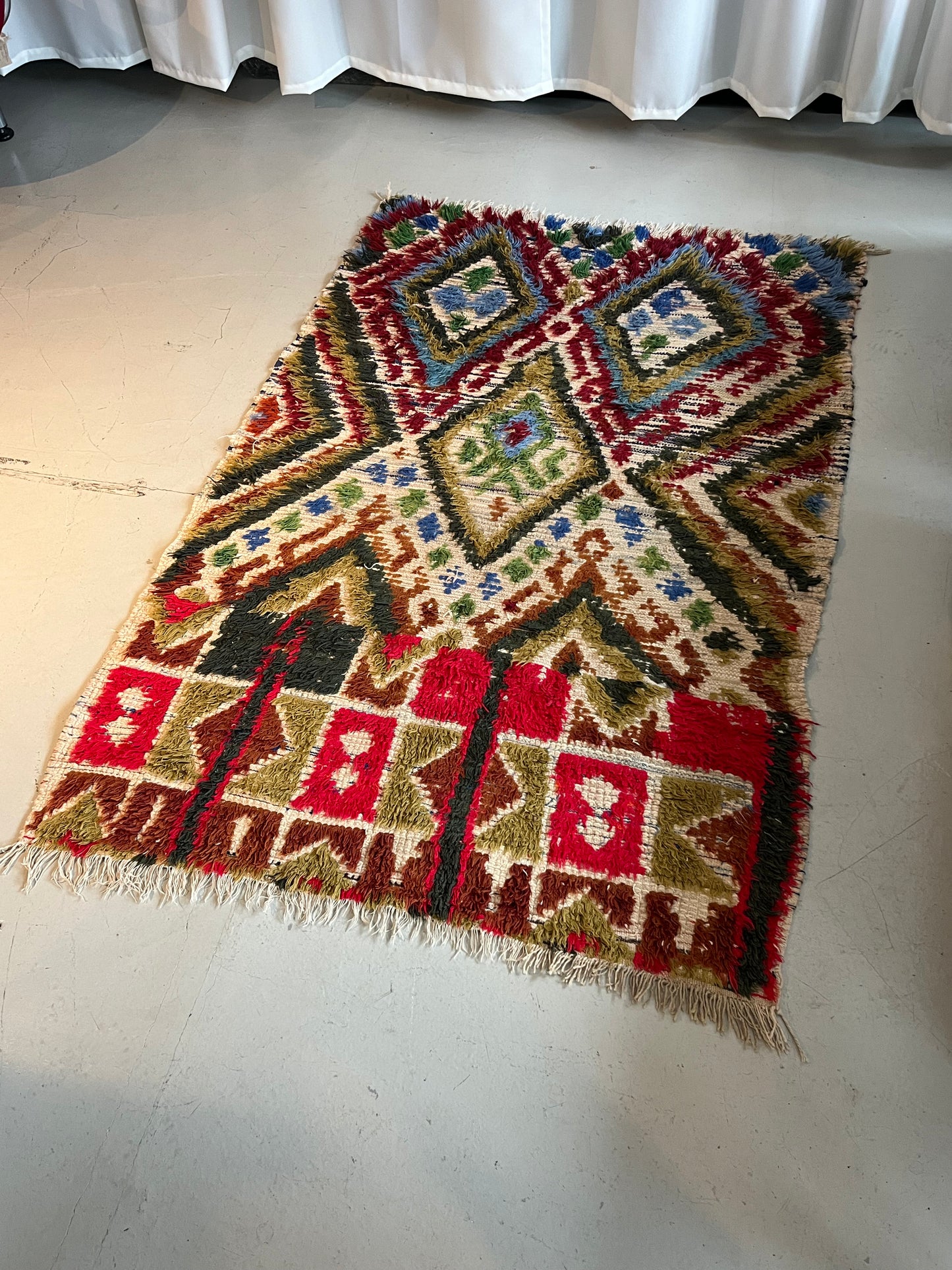 Marokkansk tæppe - Boucheroite - 111 x 72 cm