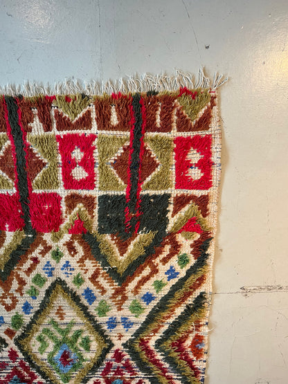 Marokkansk tæppe - Boucheroite - 111 x 72 cm