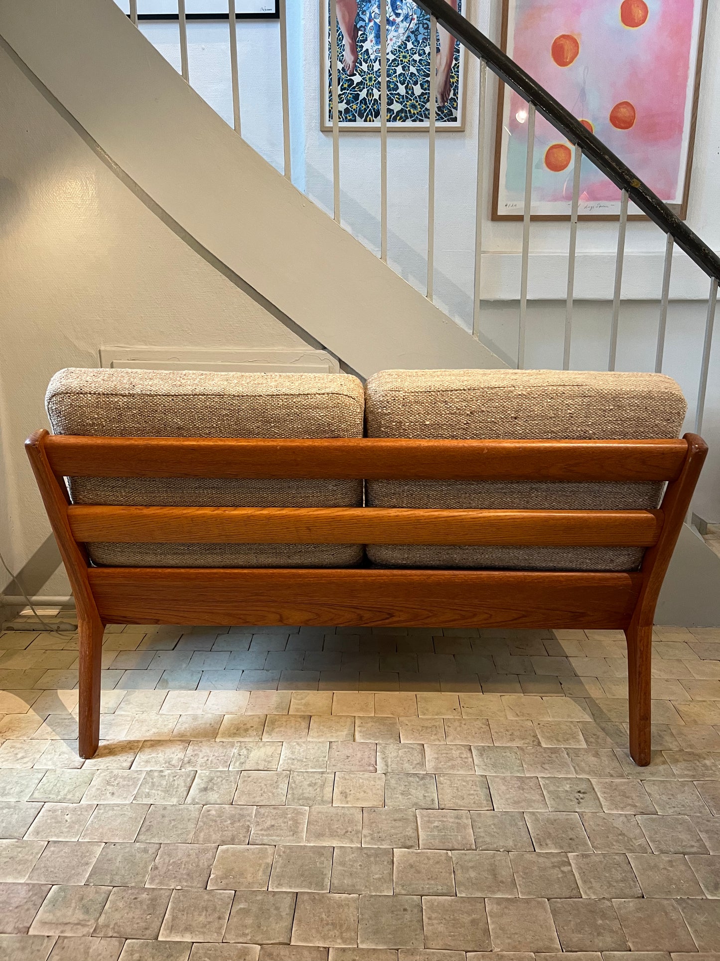 Udstillingsmodel - Mid-century moderne to-personers sofa – Ole Wanscher for France & Son
