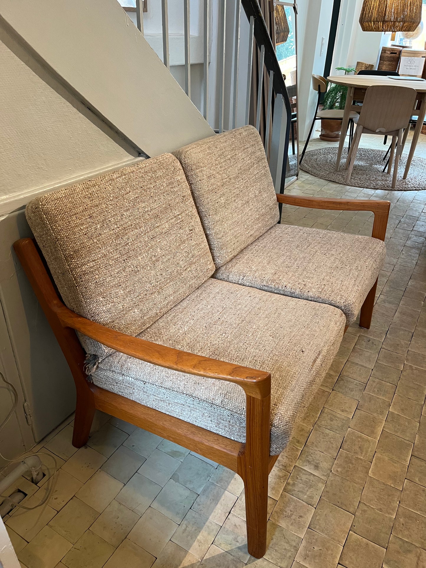 Udstillingsmodel - Mid-century moderne to-personers sofa – Ole Wanscher for France & Son