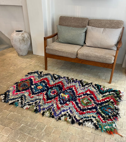 Marokkansk tæppe - Boucheroite - 156 x 90 cm - novamøbler