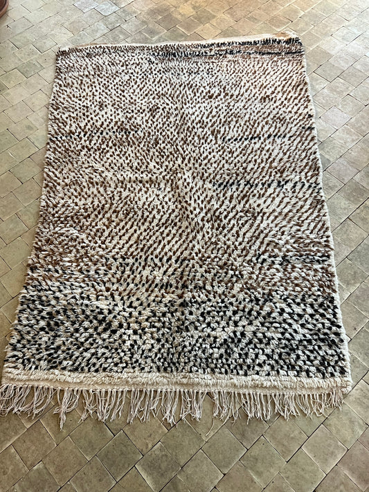 Marokkansk tæppe - Boucheroite - 177 x 119 cm - novamøbler