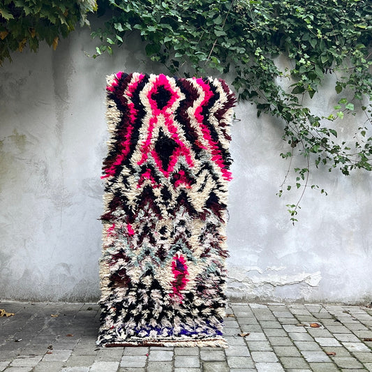 Marokkansk tæppe - Boucheroite - 180x77 cm - novamøbler