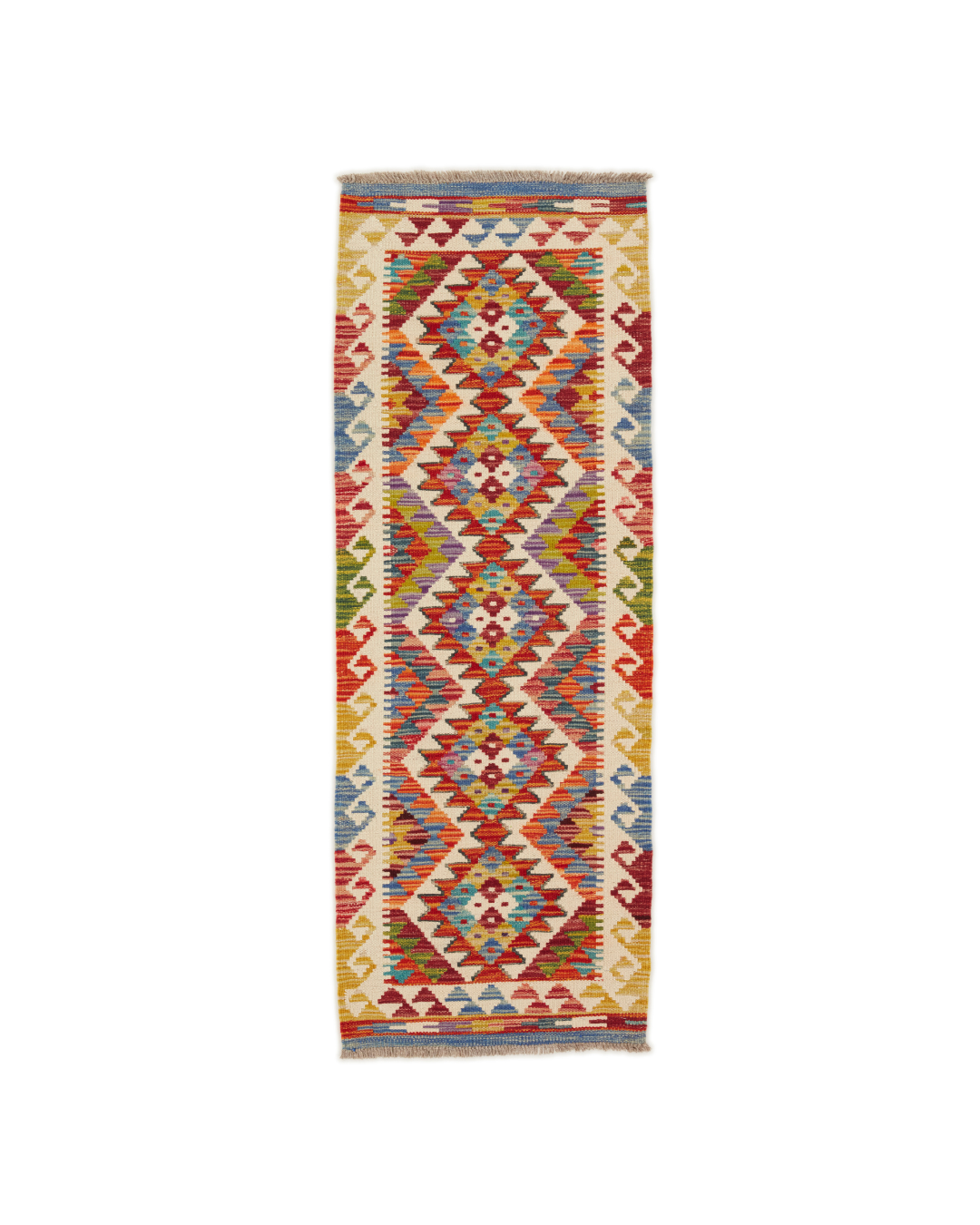 Kelimtæppe - Håndvævet Afghansk gulvtæppe - 147 x 54 cm