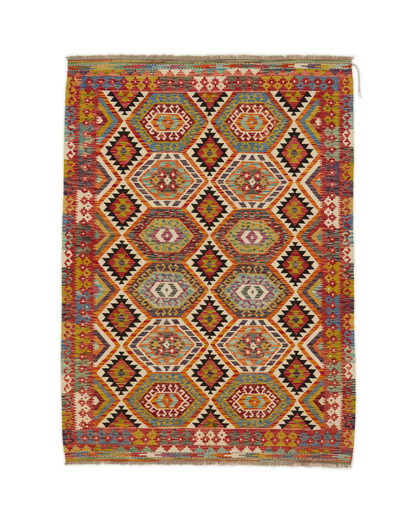 Kelimtæppe - Håndvævet Afghansk gulvtæppe - 237 x 171 cm - novamøbler