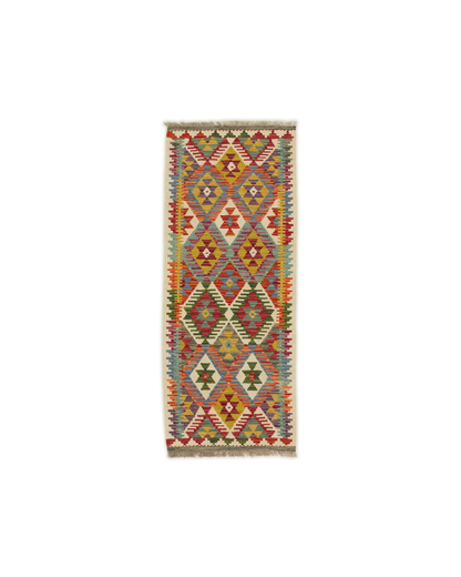 Kelimløber - Håndvævet Afghansk - 62 x 152 cm
