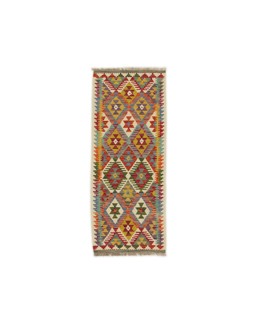 Kelimløber - Håndvævet Afghansk - 62 x 152 cm - novamøbler