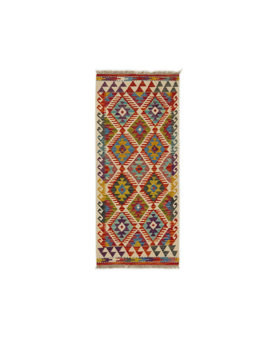 Kelimløber - Håndvævet Afghansk - 66 x 152 cm