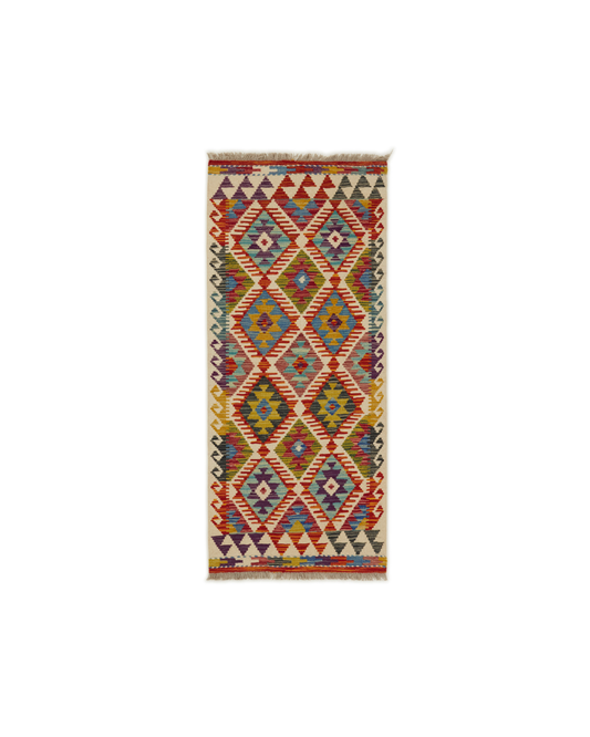 Kelimløber - Håndvævet Afghansk - 66 x 152 cm - novamøbler