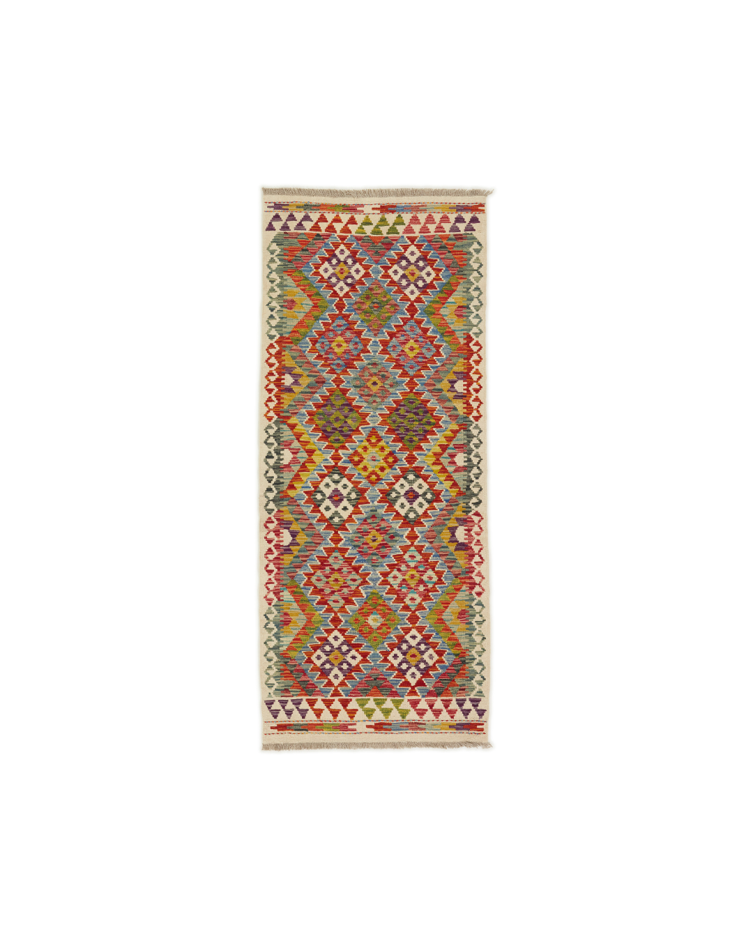 Kelimløber - Håndvævet Afghansk - 79 x 189 cm - novamøbler