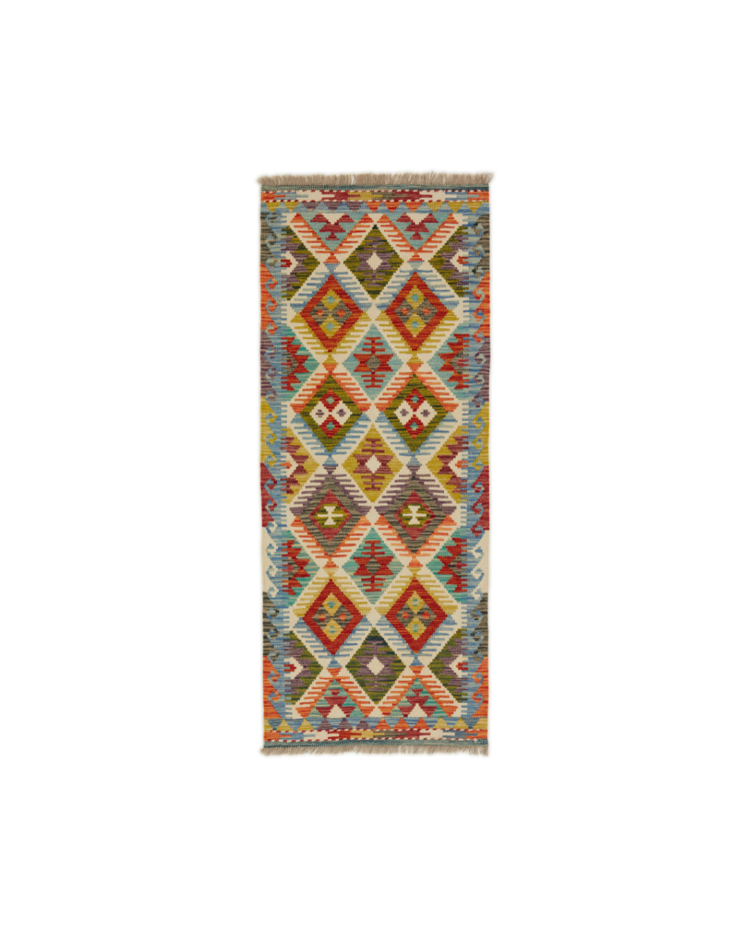 Kelimløber - Håndvævet Afghansk - 82 x 201 cm - novamøbler