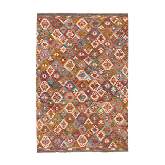 Kelimtæppe - Håndvævet Afghansk gulvtæppe - 296 x 205 cm - novamøbler