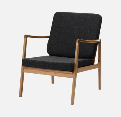 Lænestol - Egetræ/Uldstof - P005 - By Sol