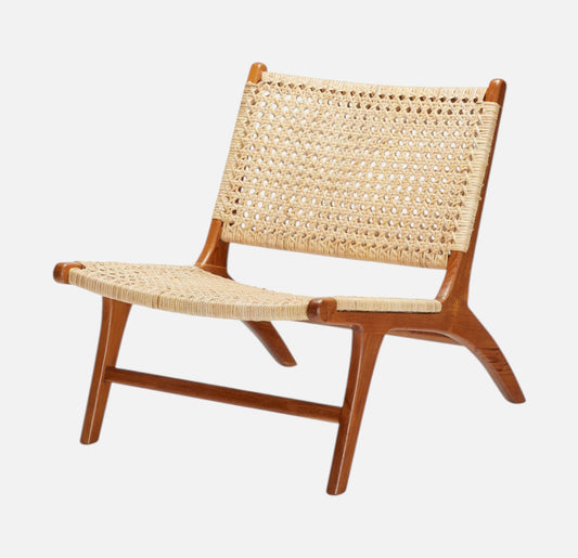 Lænestol - Teaktræ/Rattan - P009 - By Sol - novamøbler