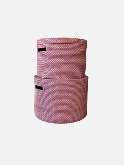 Bambuskurv - B002 - Lyserød - novamøbler