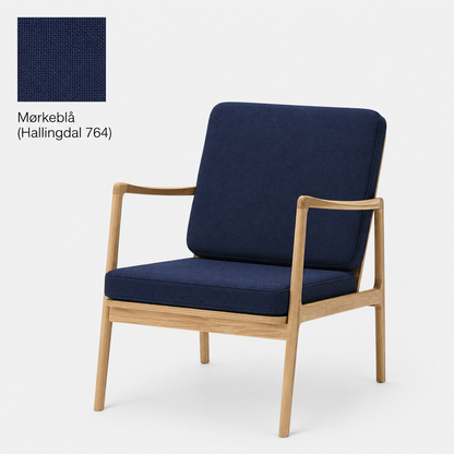 Lænestol - Egetræ/Uldstof - P005 - By Sol - novamøbler