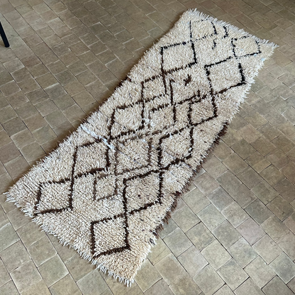 Moroccan rug - Boucheroite - 200 x 90 cm