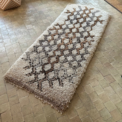 Moroccan rug - Boucheroite - 200 x 90 cm