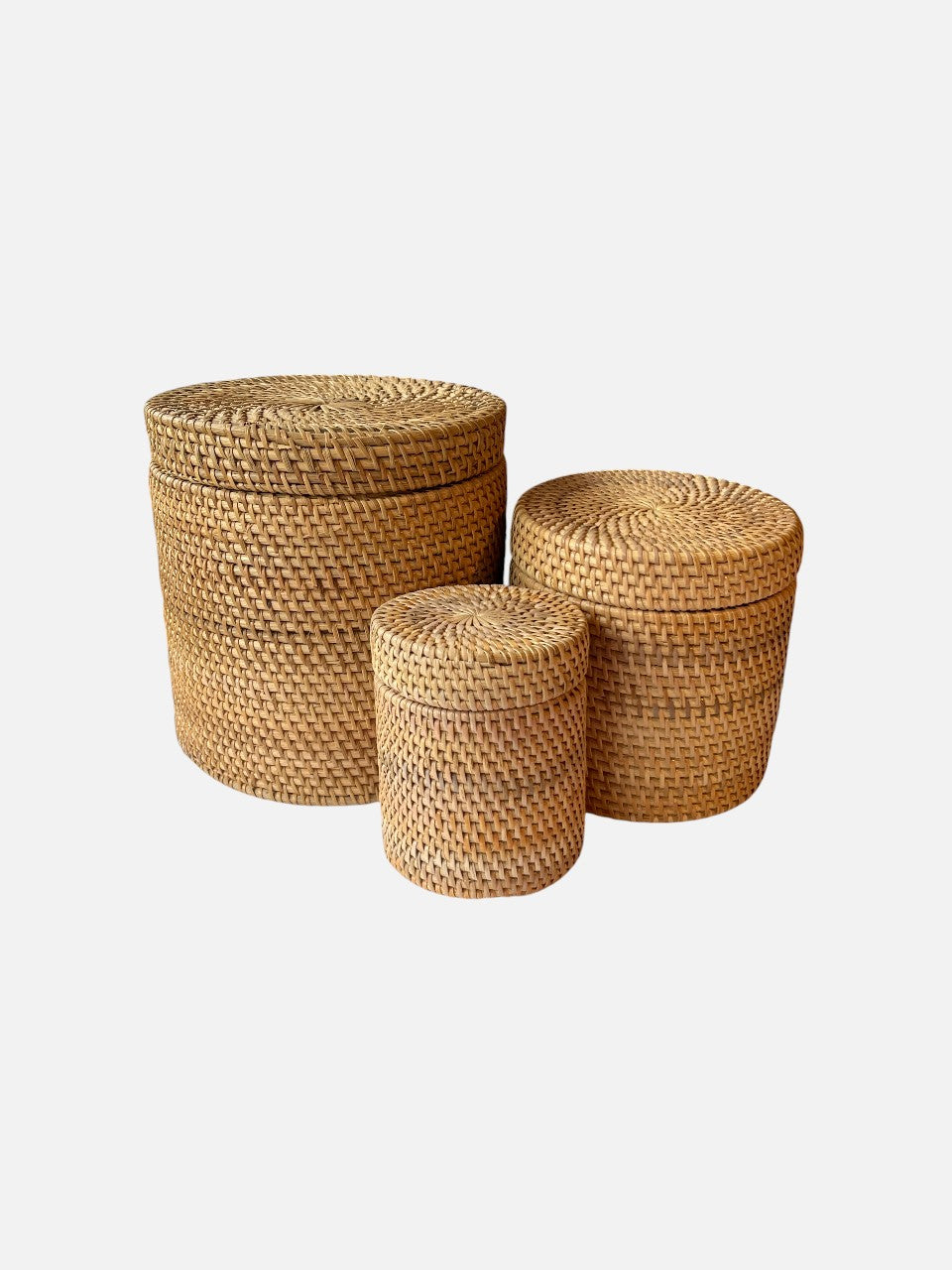 Bambuskurve - Mini med låg - B003 - Natur - novamøbler