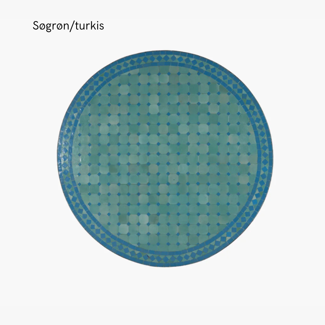 Mosaikbord - Rundt - flere farver - novamøbler