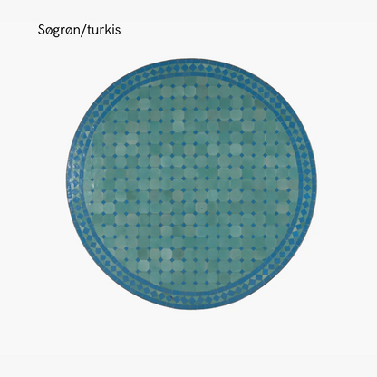 Mosaikbord - Rundt - flere farver - novamøbler