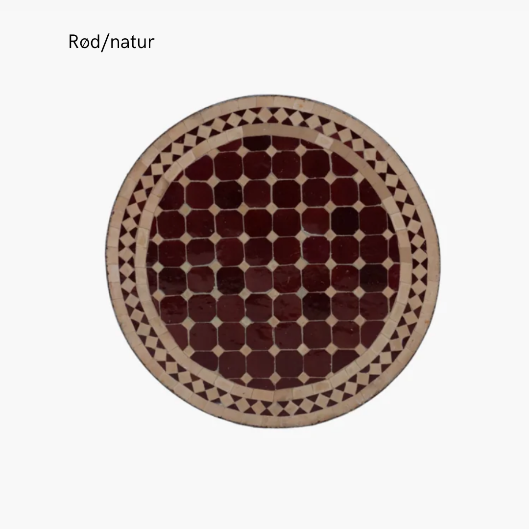 Mosaikbord - Rundt - flere farver - novamøbler