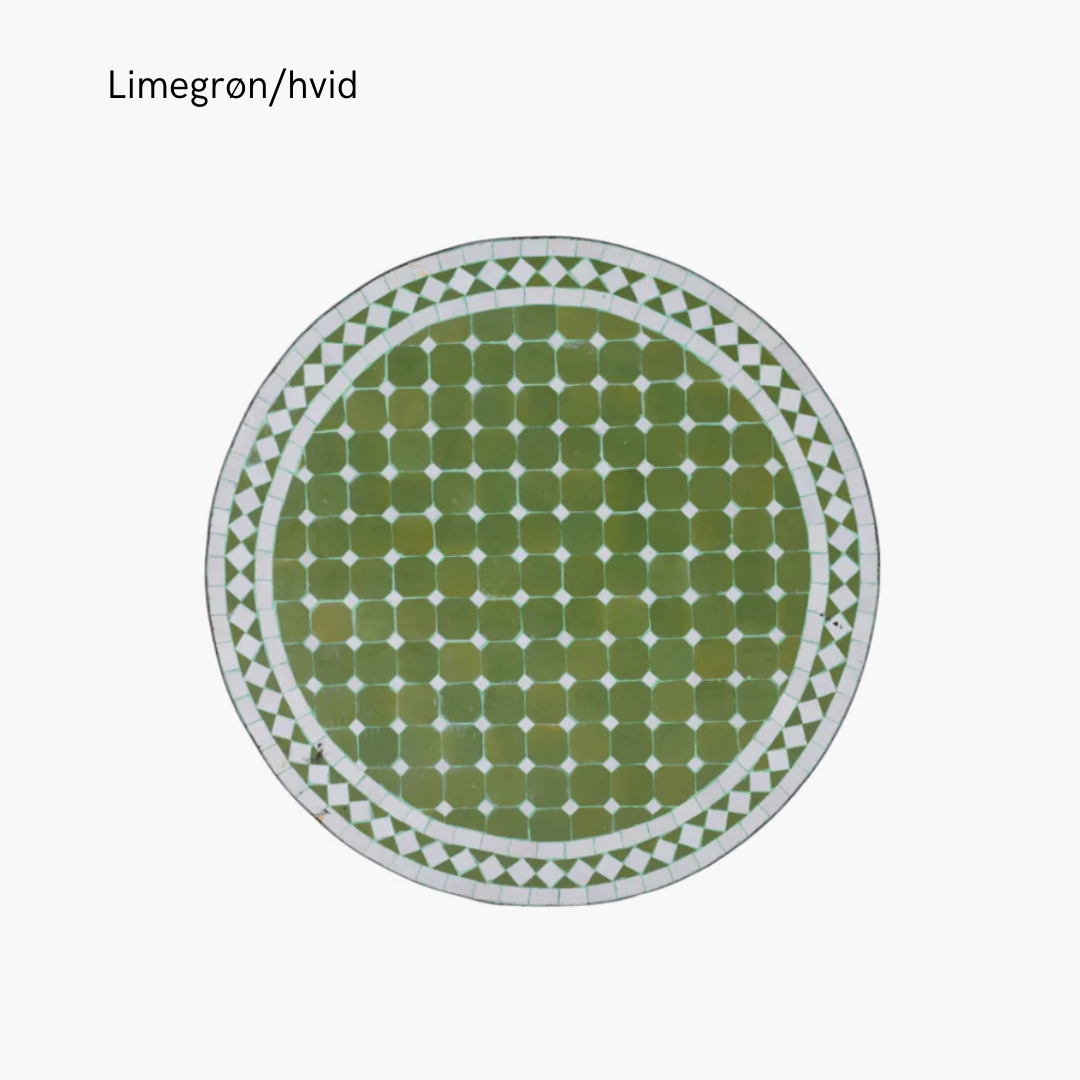 Mosaikbord - Rundt - flere farver - novamøbler