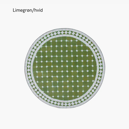 Mosaikbord - Rundt - flere farver - novamøbler