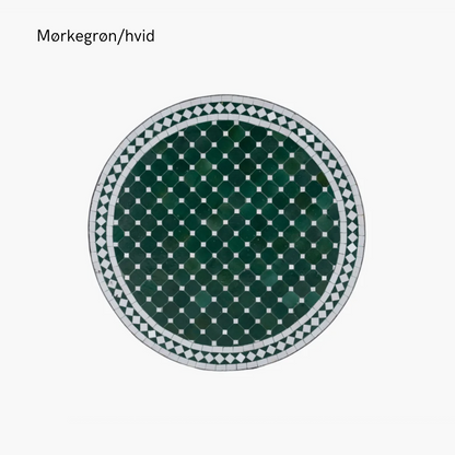 Mosaikbord - Rundt - flere farver - novamøbler