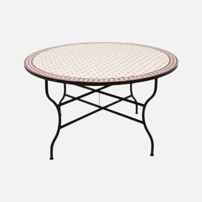 Mosaikbord - Rundt - flere farver - novamøbler