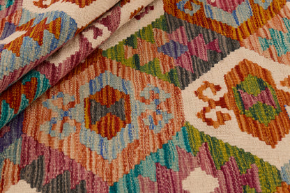 Kelimtæppe - Håndvævet Afghansk gulvtæppe - 296 x 205 cm - novamøbler
