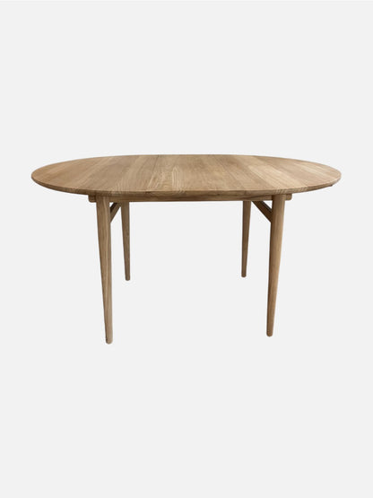 Rundt spisebord med udtræk - Egetræ - P012 - By Sol