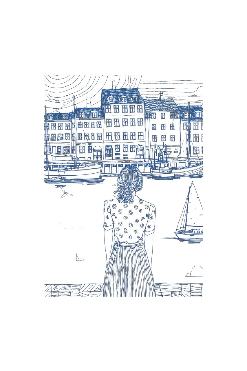 Pige i Nyhavn I - novamøbler
