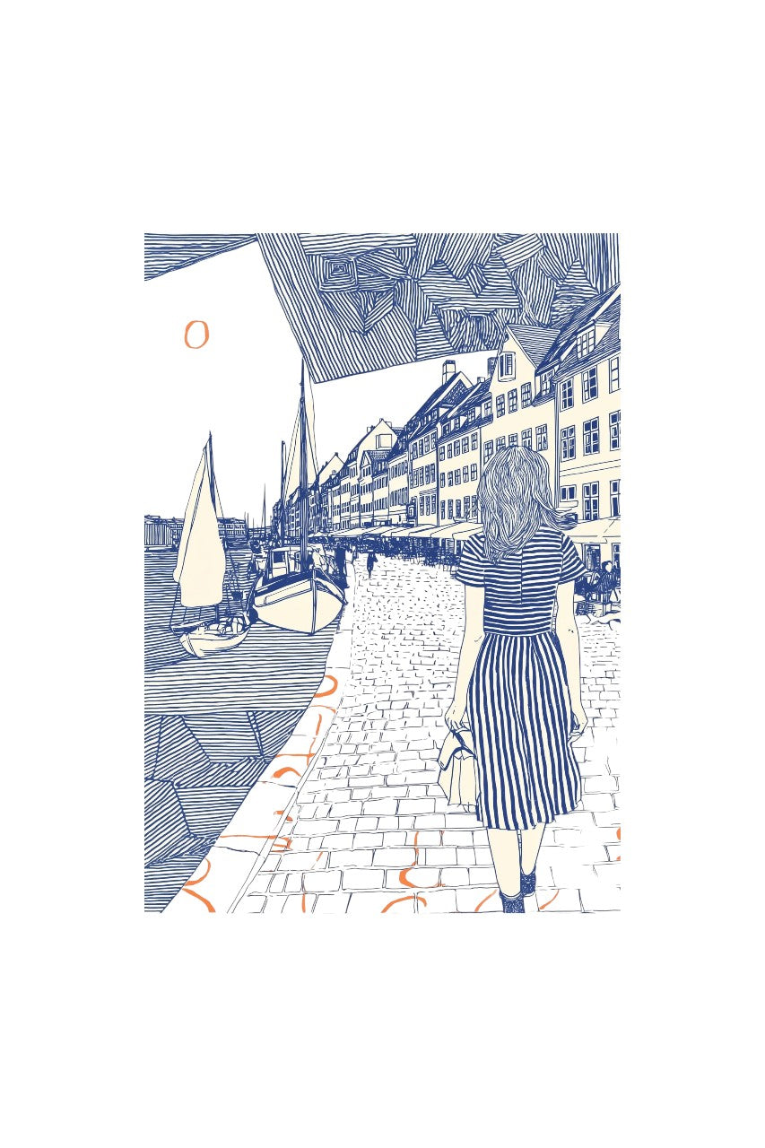 Pige i Nyhavn II - novamøbler