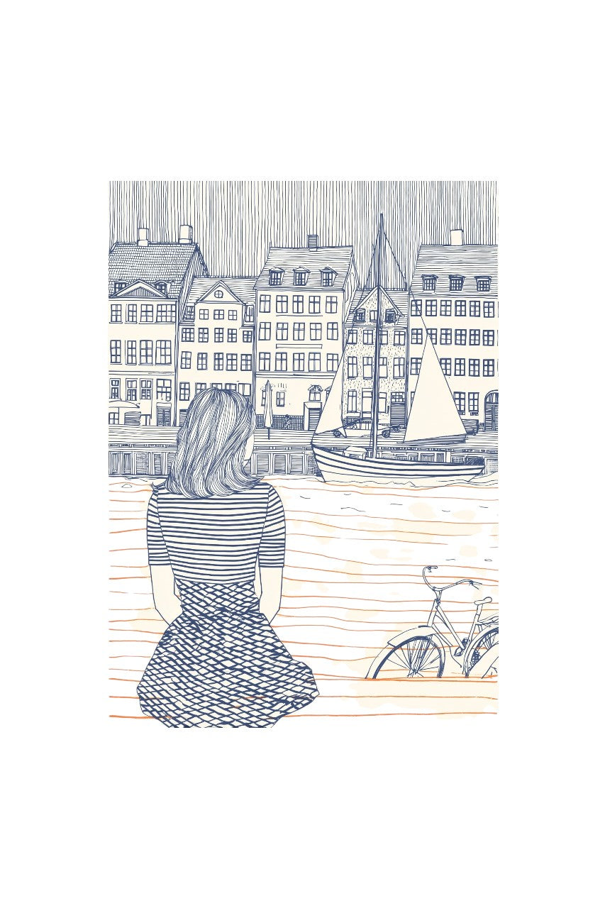 Pige i Nyhavn III - novamøbler